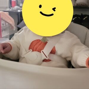 Janie and jack pumpkin sweater baby 3 to 6 m